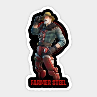 Farmer Steel Sticker